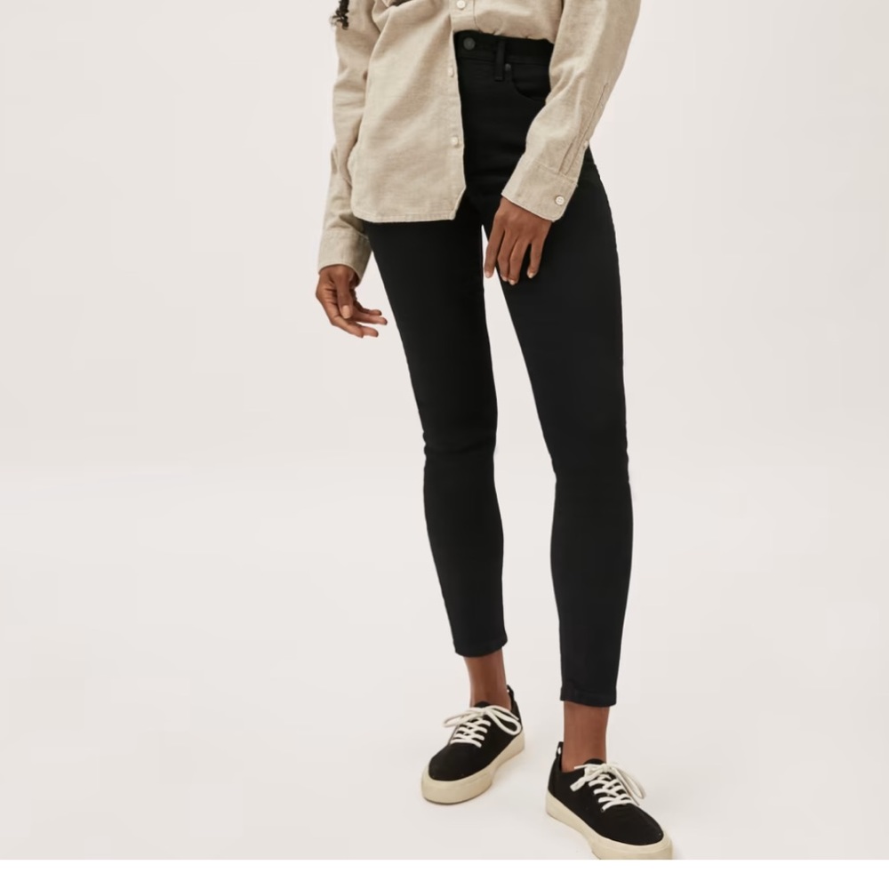 Everlane Black High Rise Skinny Jean